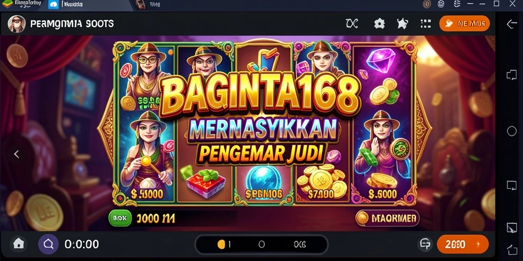 Tampilan permainan slot yang menarik dan mengesankan di BAGINTA168.