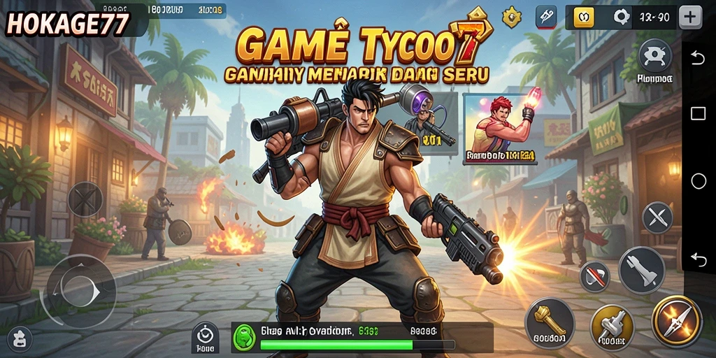 Tampilan gameplay HOKAGE77 yang menggugah semangat bisnis.