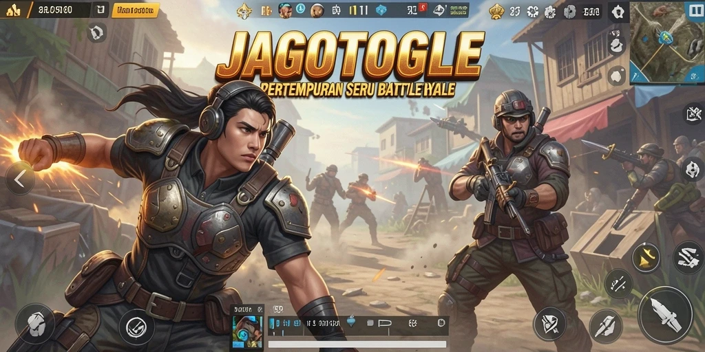 Tangkapan layar utama menunjukkan intensitas pertarungan dalam JAGOTOGEL.