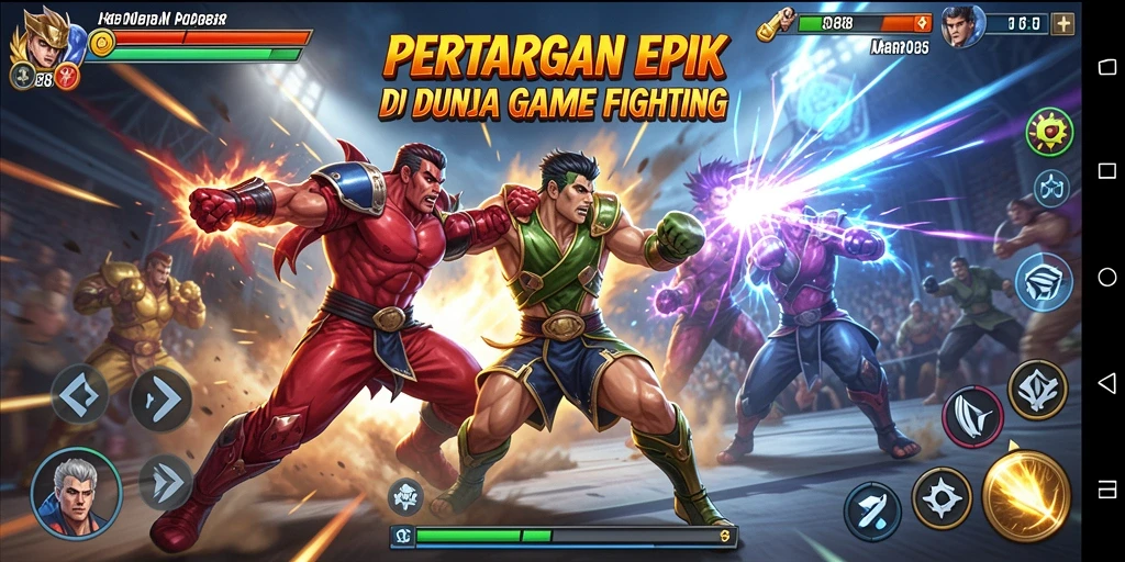 Screenshot gameplay LPO88 menampilkan aksi pertarungan yang mendebarkan.