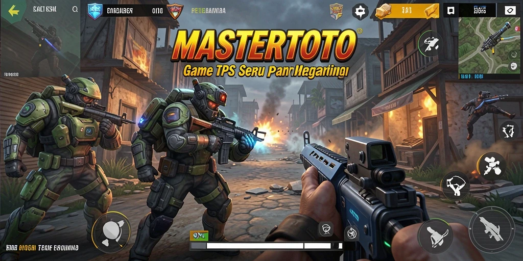 Tangkapan layar permainan MASTERTOTO menunjukkan aksi TPS yang mendebarkan.