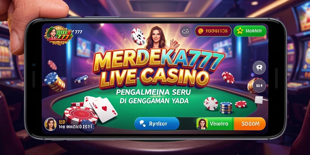 Tampilan gameplay seru di MERDEKA777 dengan dealer profesional.