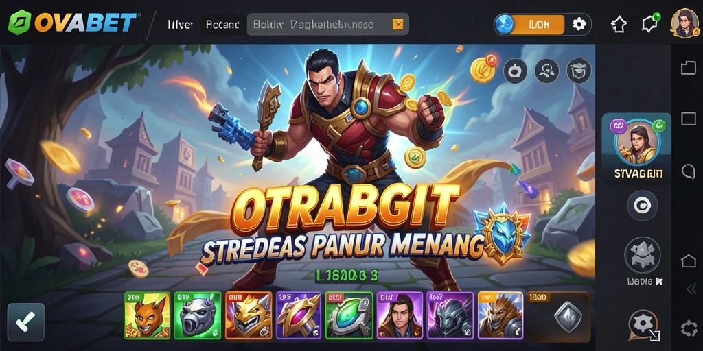 Tampilan gameplay menarik dari OVABET yang penuh strategi.