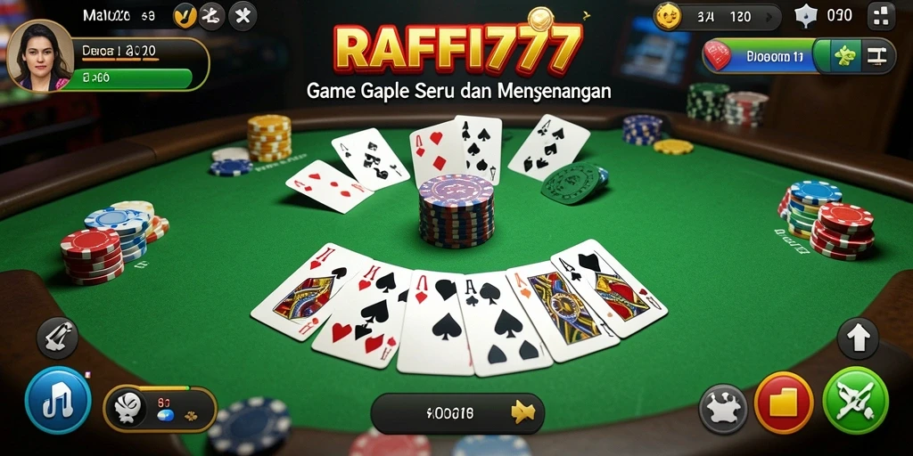 Tampilan gameplay seru dan strategi di RAFFI777.