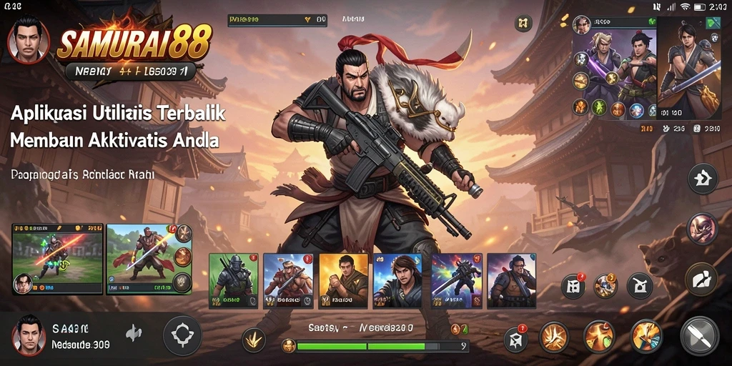 Tampilan antarmuka SAMURAI88 yang intuitif dan mudah diakses.