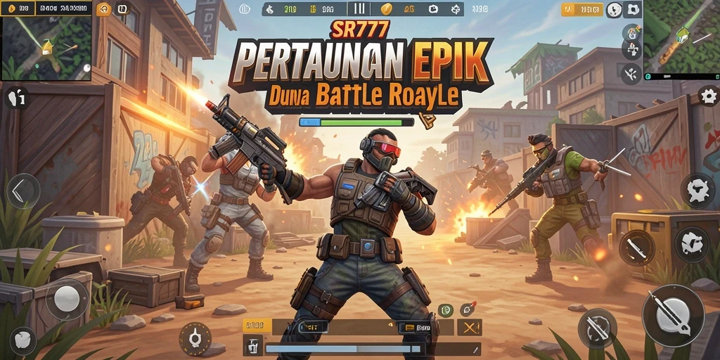 Gameplay menegangkan SR777 dalam pertempuran Battle Royale.