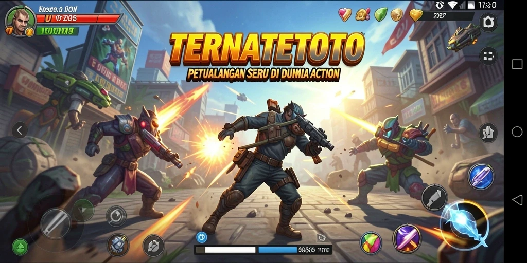 Tampilan gameplay seru di TERNATETOTO dengan aksi memikat.