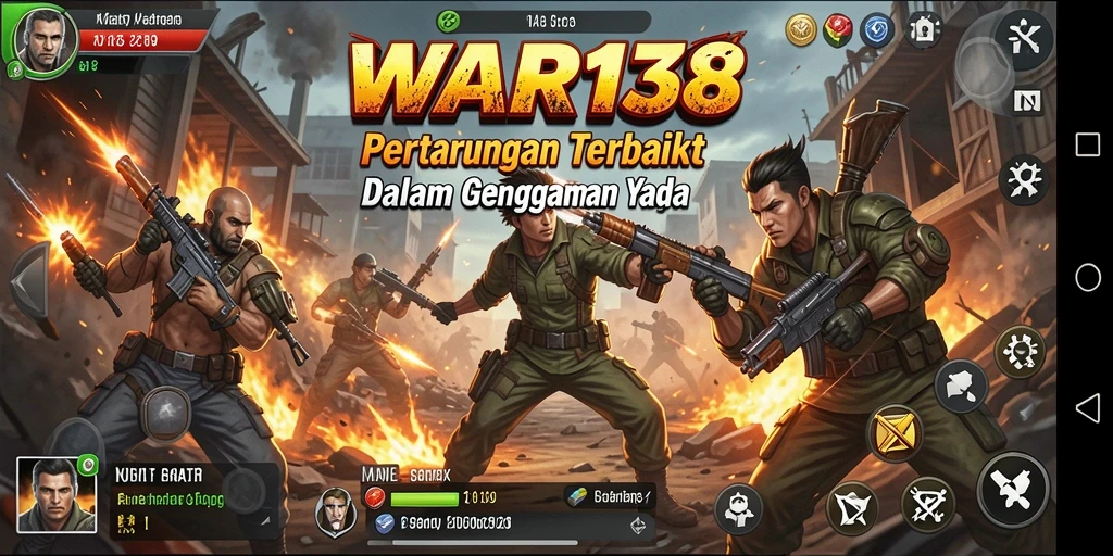 Tampilan gameplay WAR138 yang menegangkan dan penuh aksi.