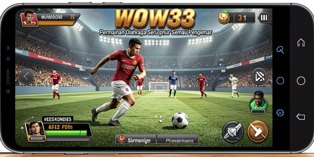 Gameplay seru di WOW33 dengan berbagai cabang olahraga.