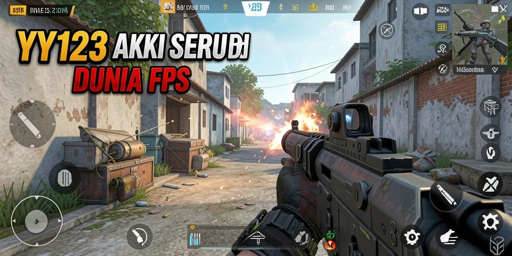 Tampilan gameplay seru di YY123 dengan aksi tembak-menembak intens.